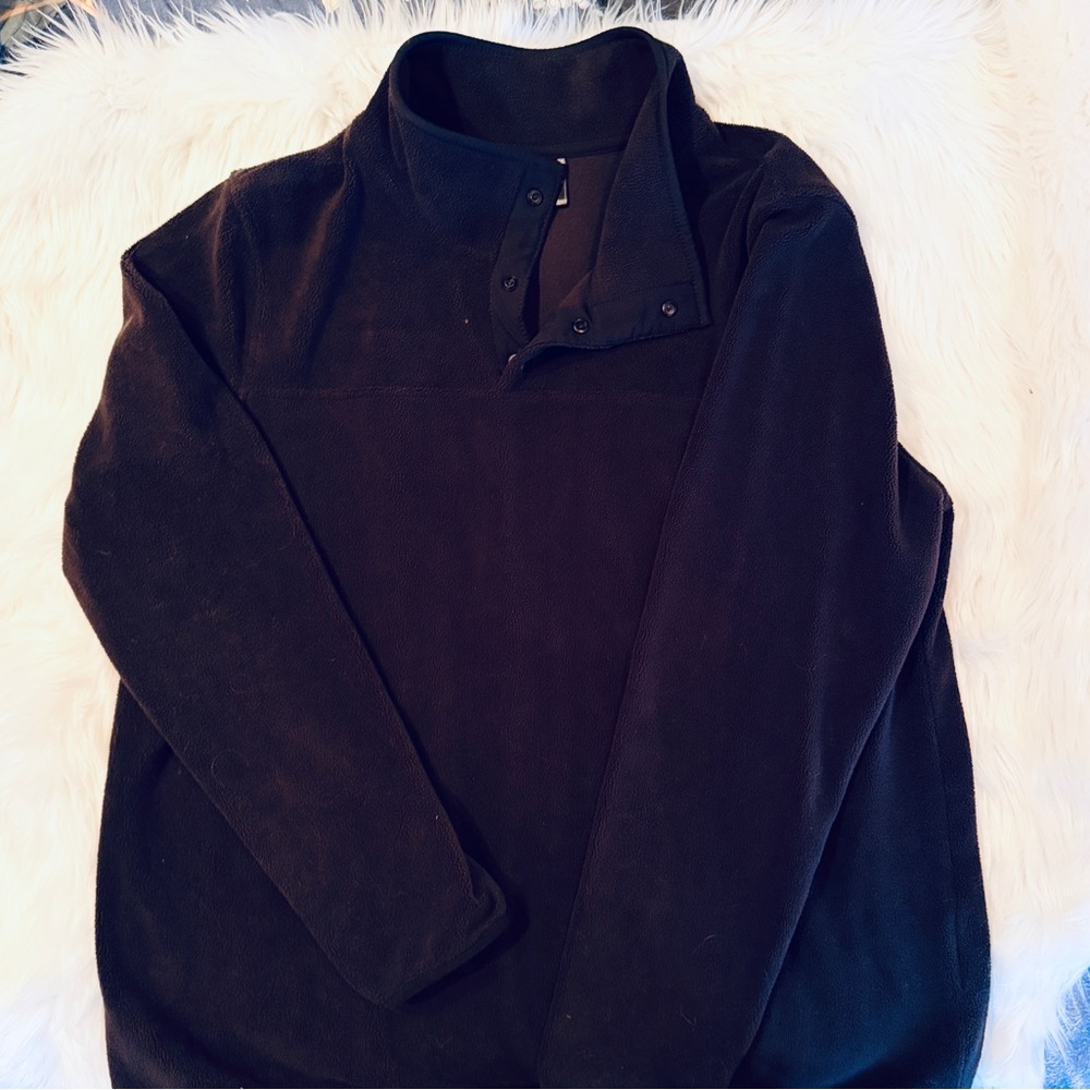 32 Degrees Black Fleece Jacket